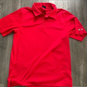 Oakley Men's Bright Red Performance Polo